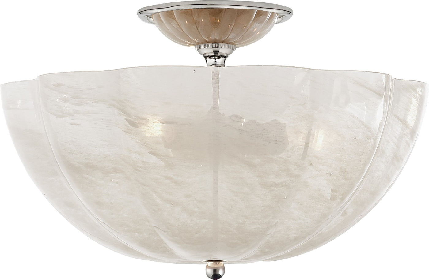 Rosehill Plafond Polished Nickel