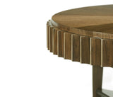 Round Coffee Table Reeded