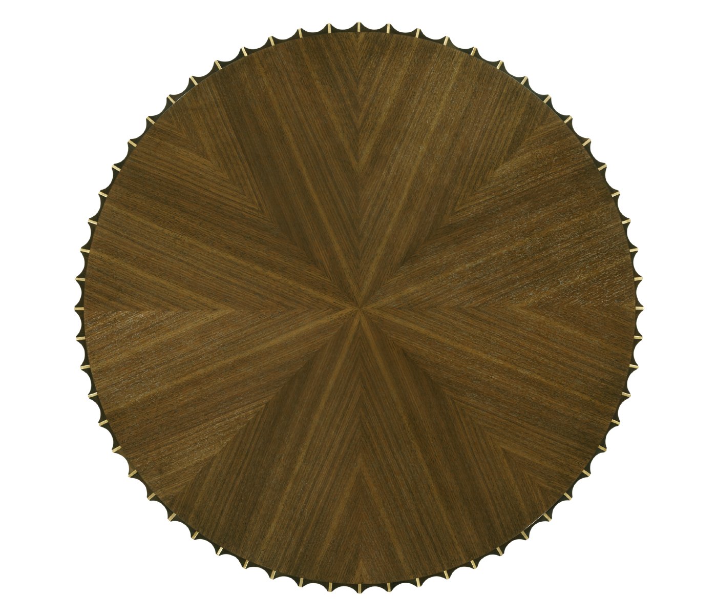 Round Coffee Table Reeded