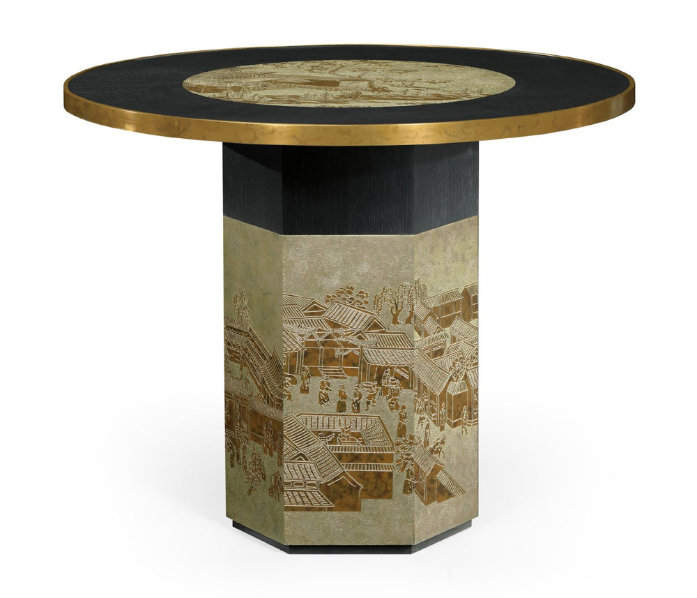 Round Centre Table Chinoiserie Style