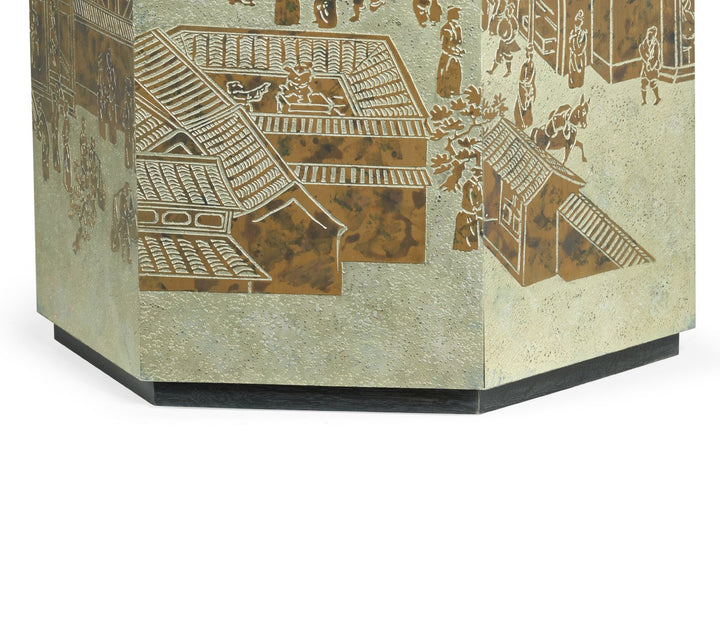 Round Centre Table Chinoiserie Style
