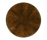 Mahogany Round Extending Dining Table 150 - 187cm