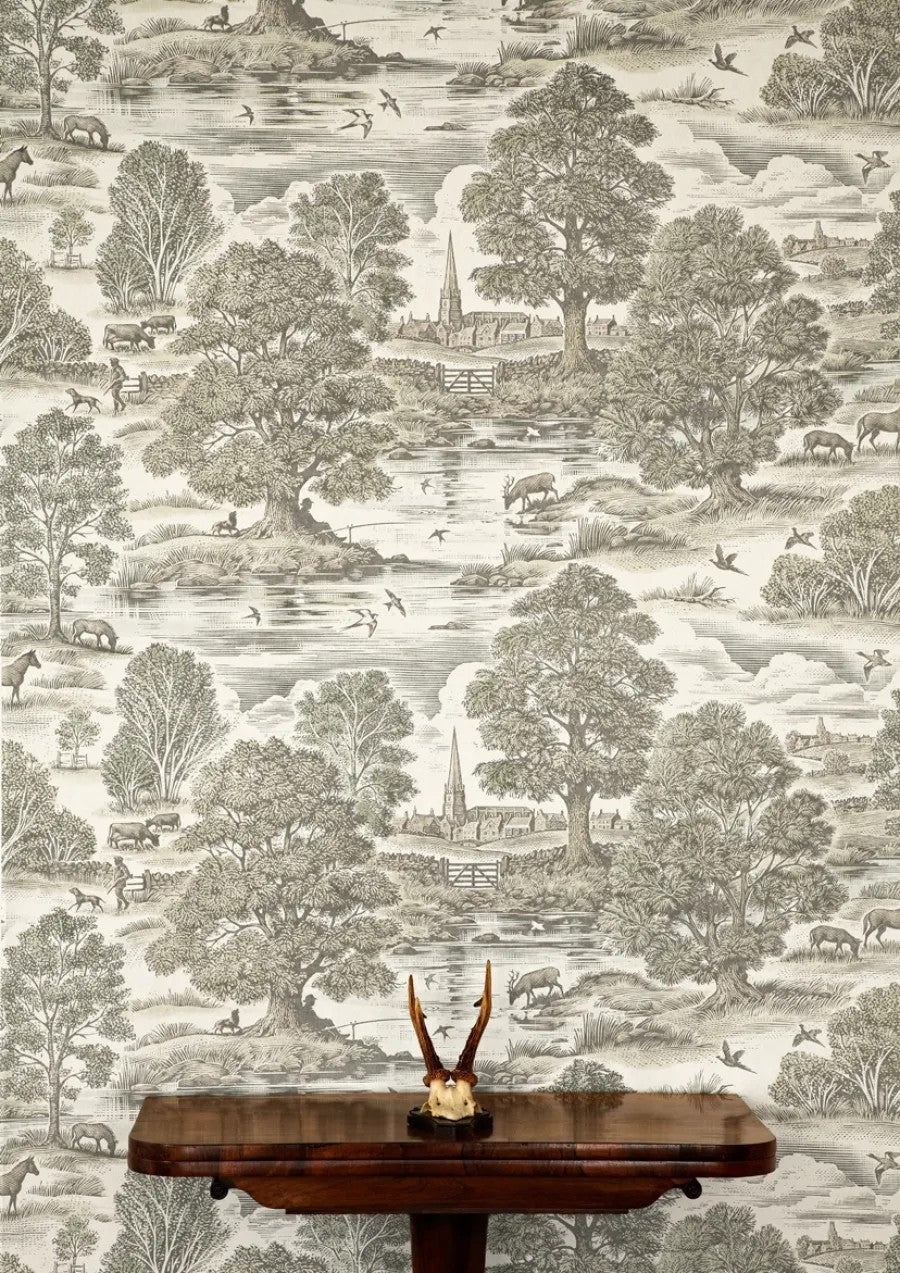 Royal Oak Aquatint — Lewis & Wood tapet