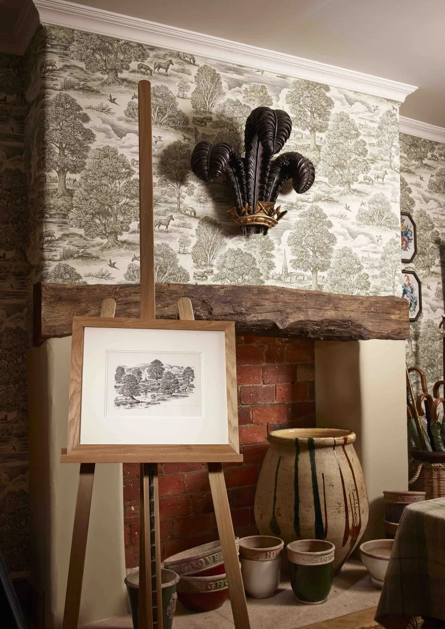 Royal Oak Aquatint — Lewis & Wood tapet