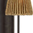 Aged Iron with Natural Abaca Shade