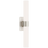 Polished Nickel With White Glass