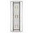 Polished Nickel With Clear Glass