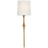 Gildilded Iron With Linen Shade