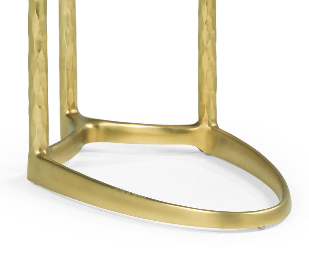 Supper Table in Satin Gold Brass