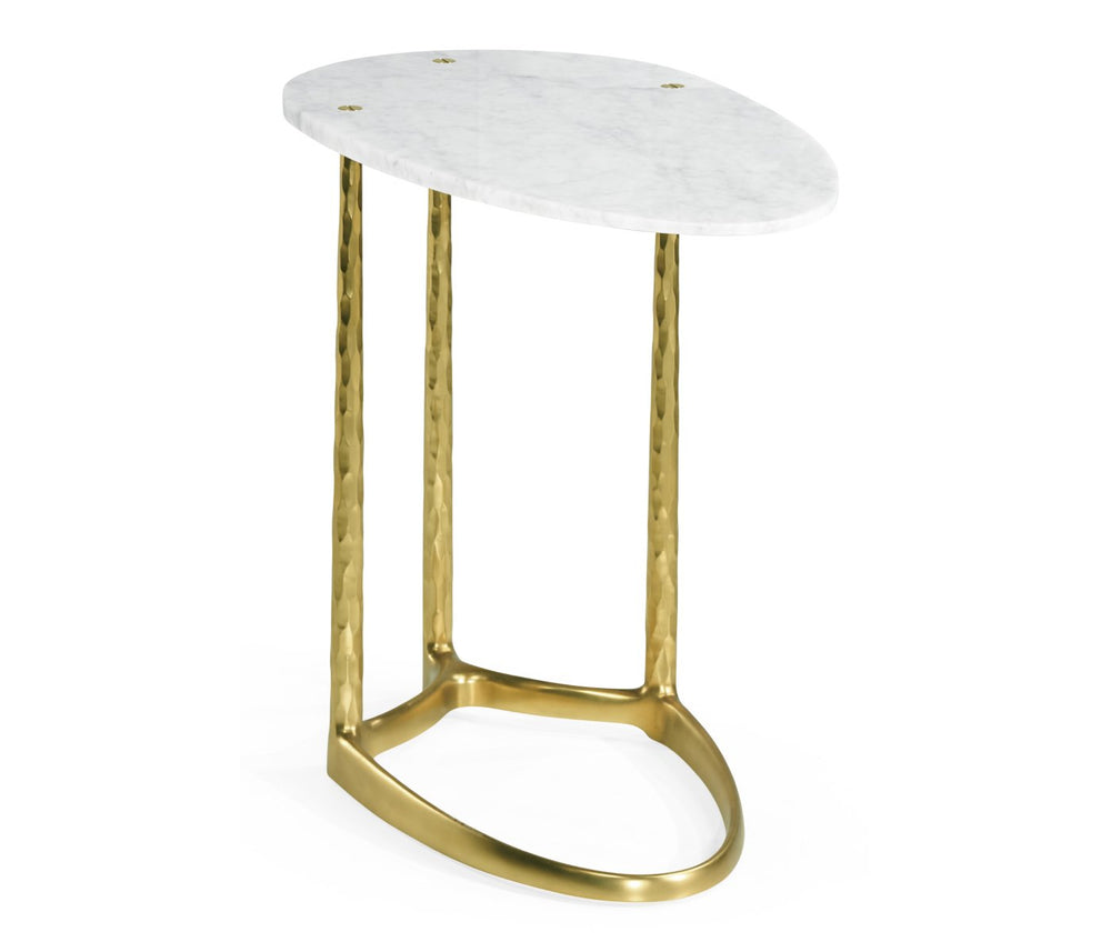Supper Table in Satin Gold Brass