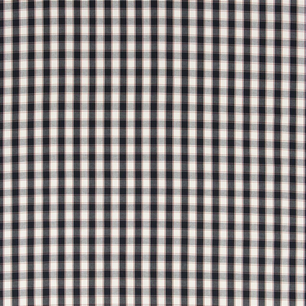 Saybrook Check Black — Ralph Lauren Home tyg