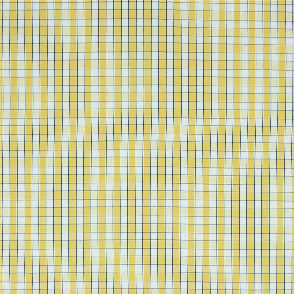Saybrook Check Yellow — Ralph Lauren Home tyg