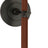 Bronze and Saddle Leather with Linen Shade