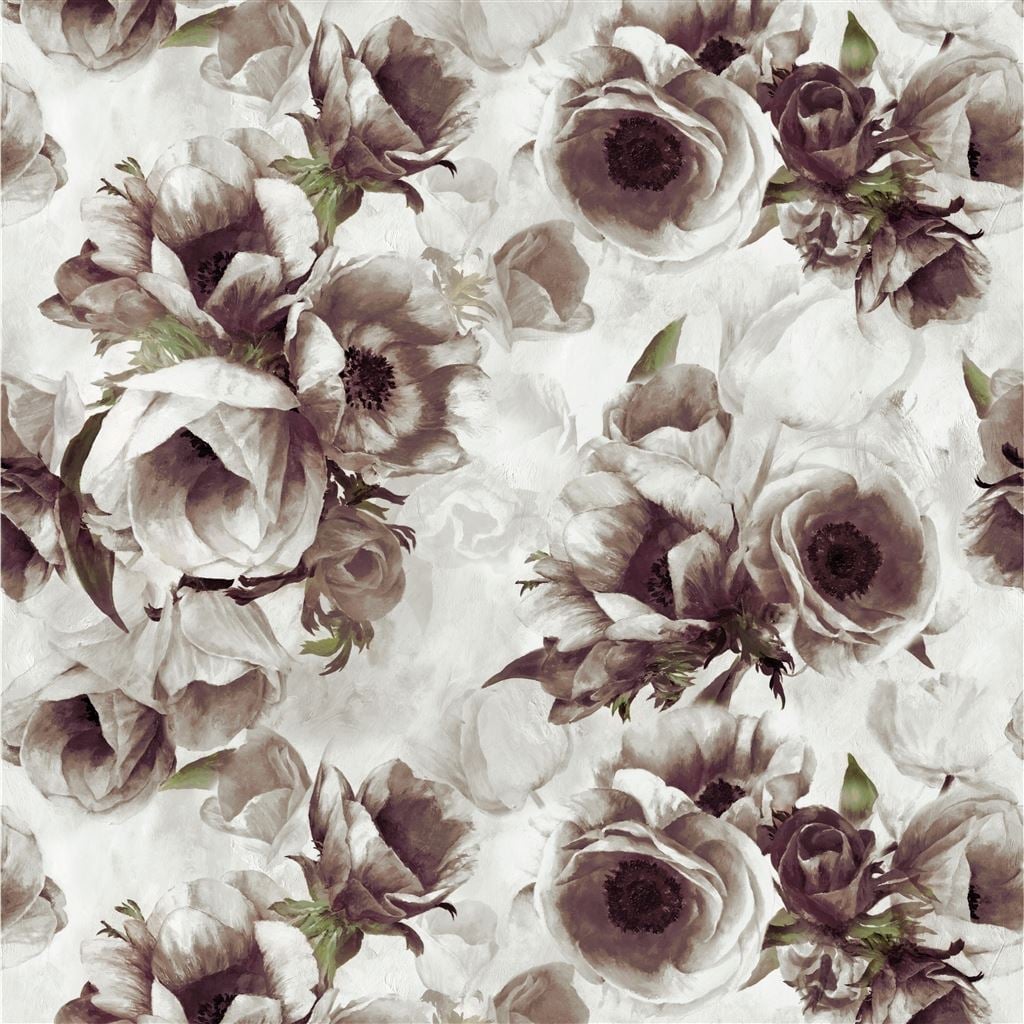 Sepia Flower Birch — Designers Guild tyg