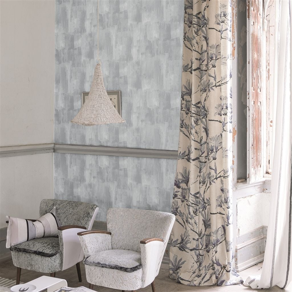 Shangri-La Lino Tyg — Designers Guild i miljö