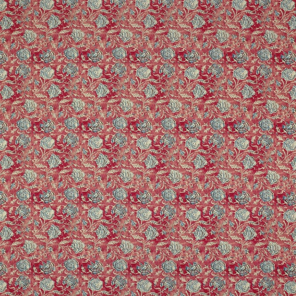 Shell Beach Batik Scarlet — Ralph Lauren Home tyg