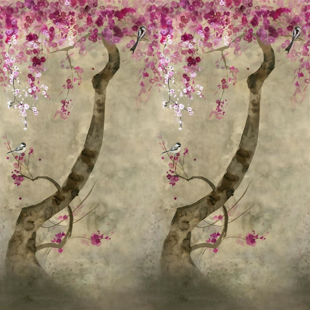 Shinsha Scene 2 Blossom — Designers Guild tapet
