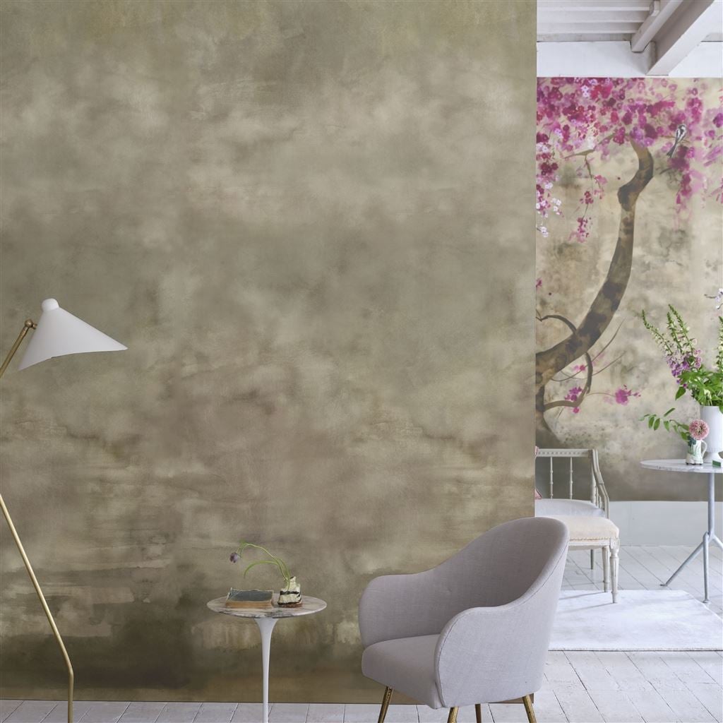 Shinsha Scene 2 Tapet — Designers Guild i miljö