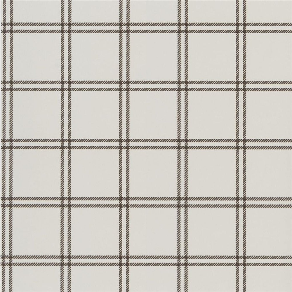 Shipley Windowpane Chocolate — Ralph Lauren Home