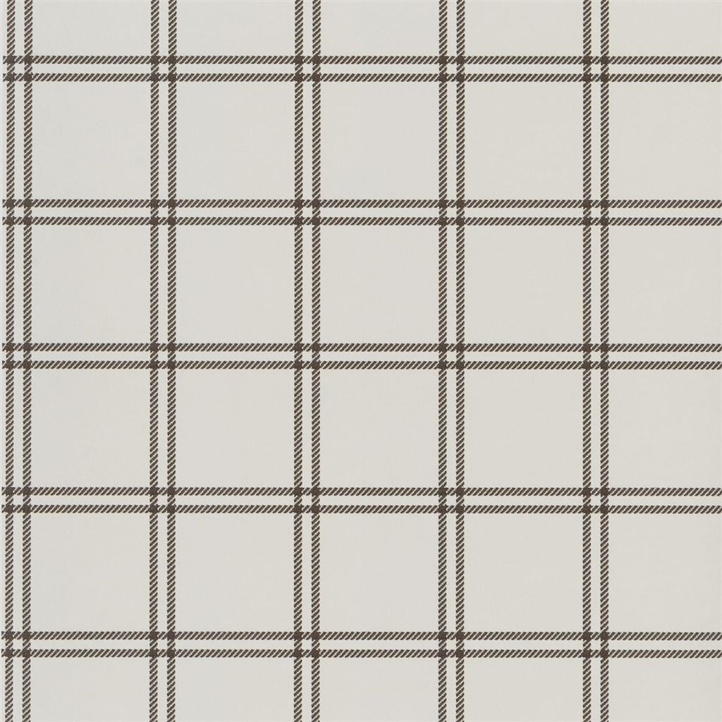 Shipley Windowpane Chocolate — Ralph Lauren Home