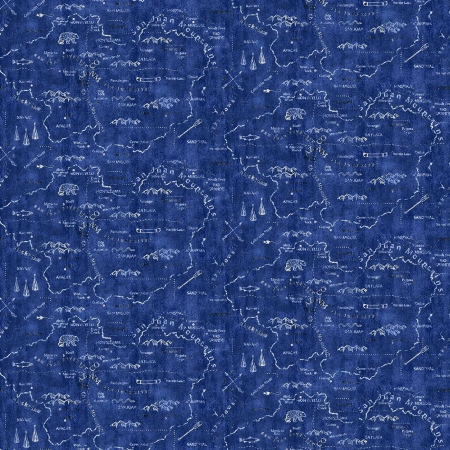 Silverton Map Tyg