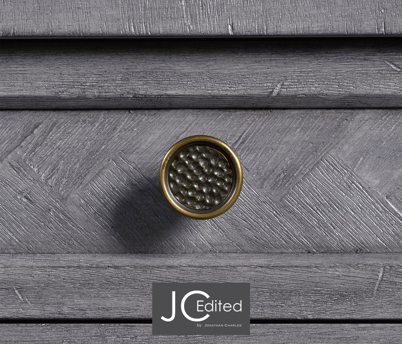 Small Chest of Drawers Rustic in Antique Dark Grey