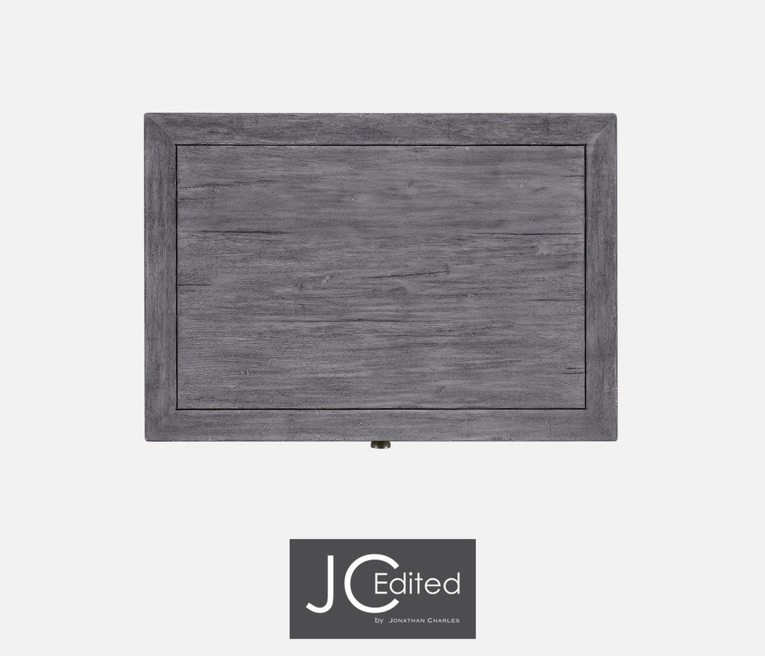 Small Chest of Drawers Rustic in Antique Dark Grey