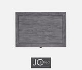 Small Chest of Drawers Rustic in Antique Dark Grey