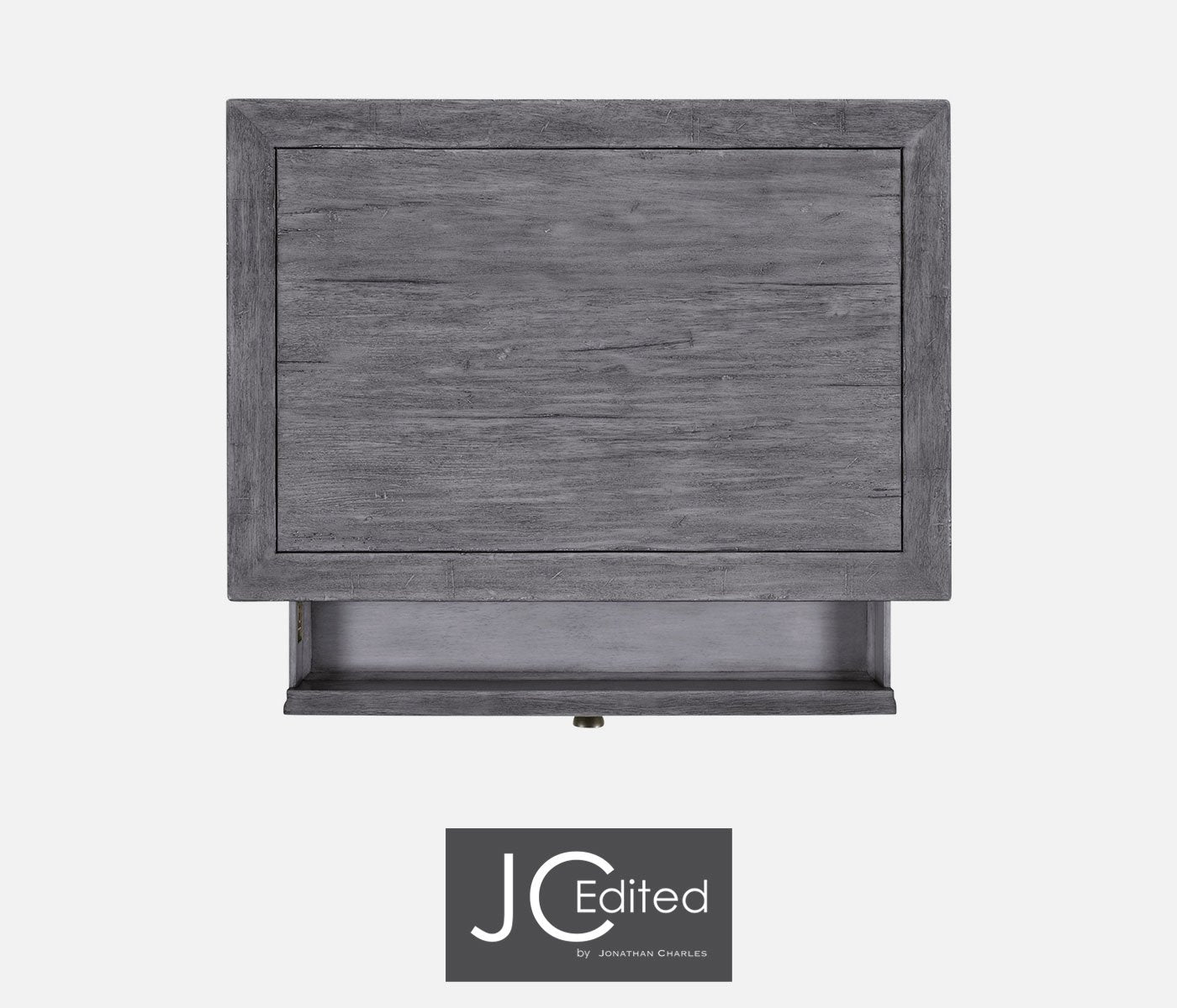 Small Chest of Drawers Rustic in Antique Dark Grey