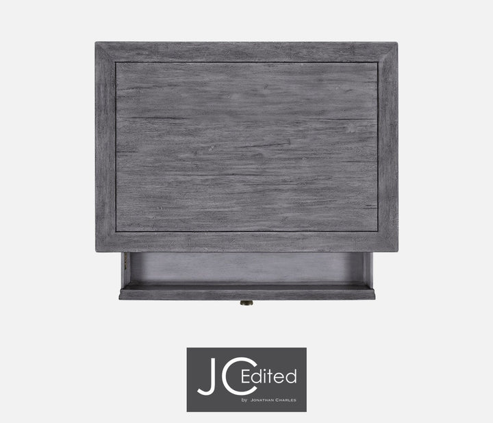 Small Chest of Drawers Rustic in Antique Dark Grey