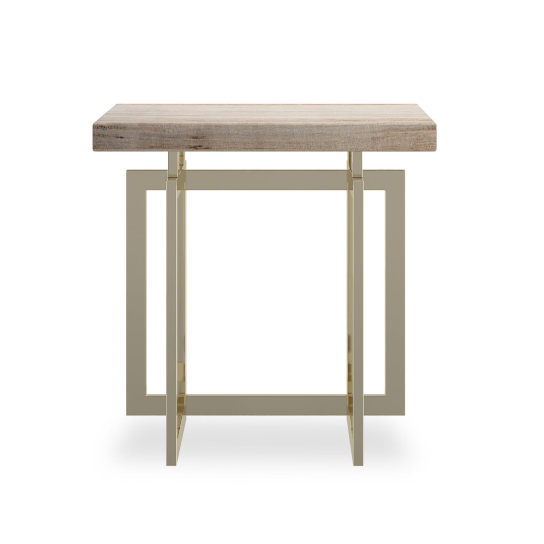 Bridges End Table in Dark - Caracole