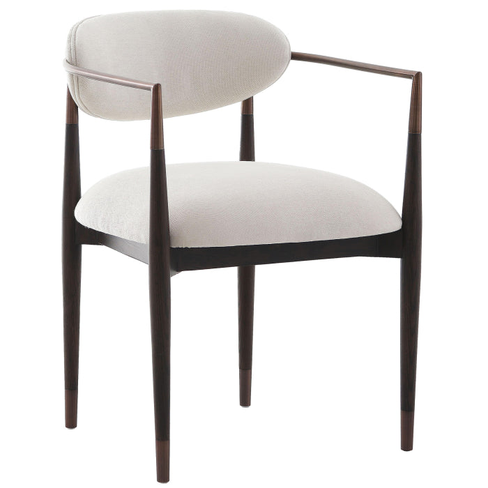 Soho Dining Chair in Walnut and Bronze - Keiichi
