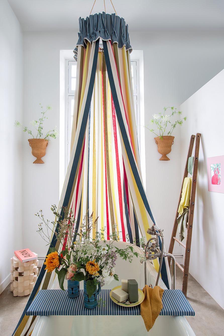 Solarium room setting — Pierre Frey fabric