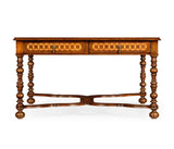 Circle inlay square coffee table