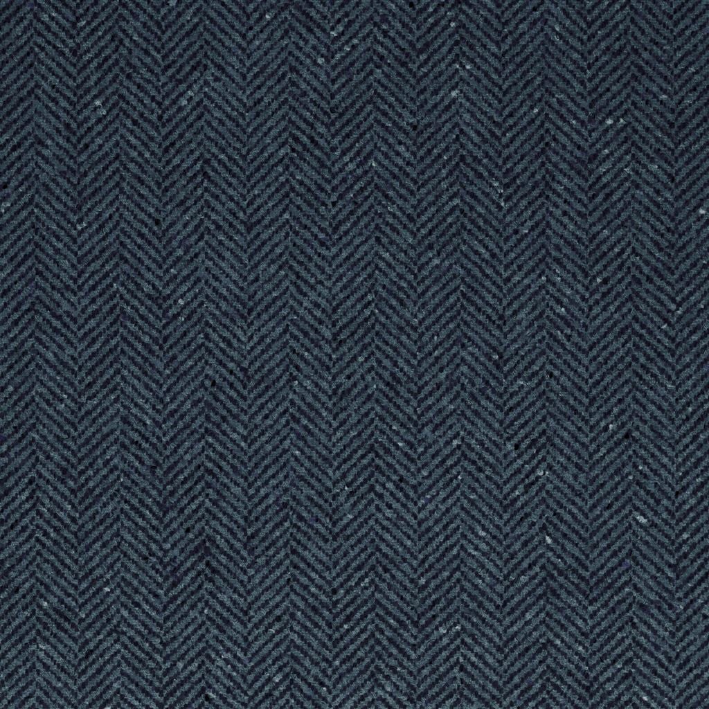 Stoneleigh Herringbone Midnight — Ralph Lauren Home tyg