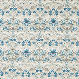 Strawberry Thief Wide Width Mineral Blue/Linen — Morris & Co tyg