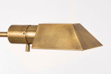 Studio Swing Arm Golvlampa — Antique-Burnished Brass detaljbild