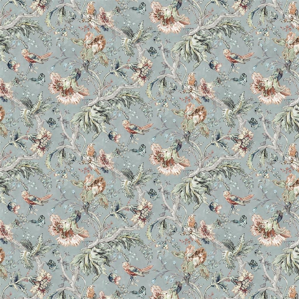 Suffolk Garden Chalk Blue — Designers Guild tyg