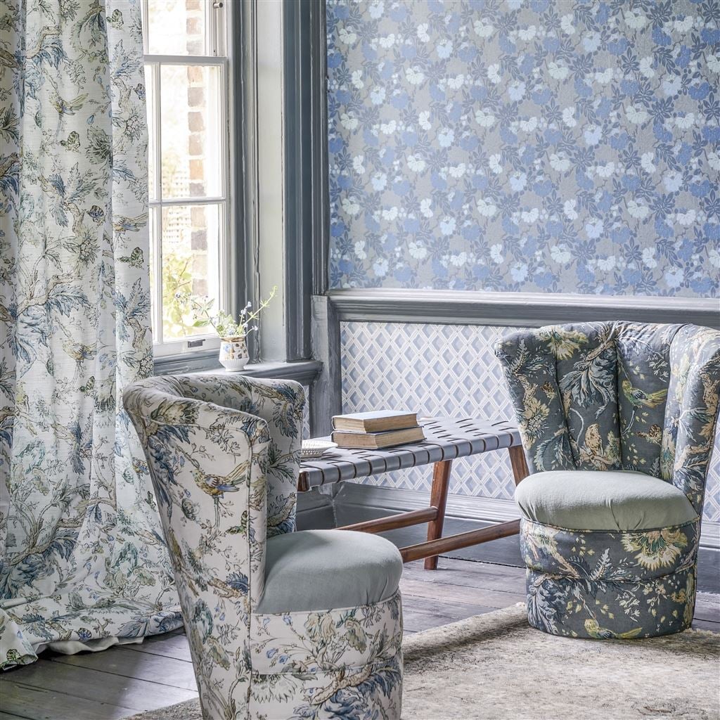Suffolk Garden Tyg — Designers Guild i miljö