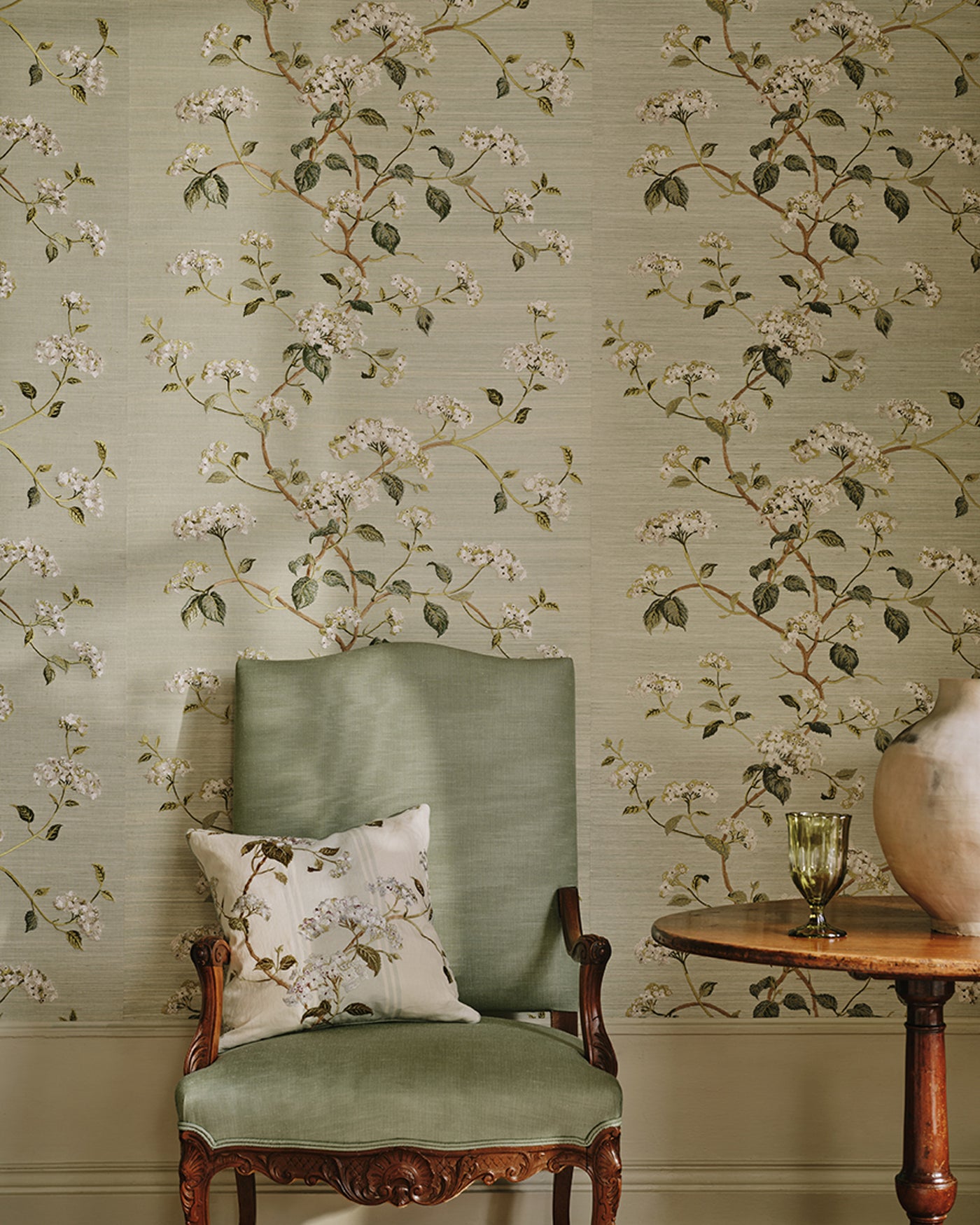 Summerby — Colefax & Fowler tapet, miljöbild