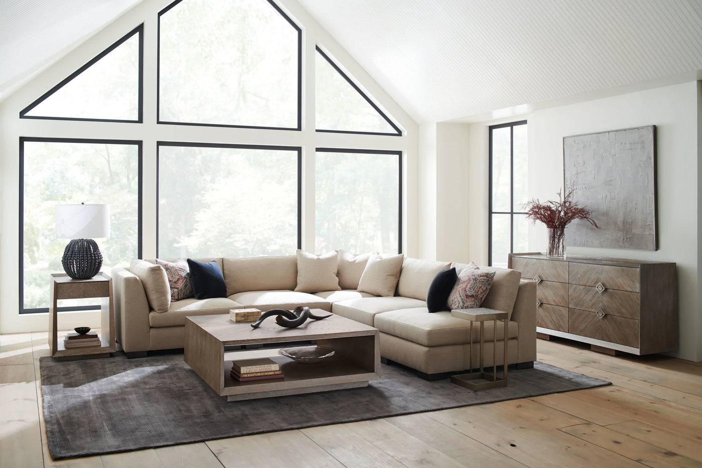 Boxcar Coffee Table - Caracole