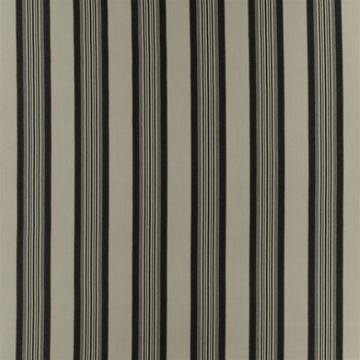 Tack House Stripe Black — Ralph Lauren Home tyg