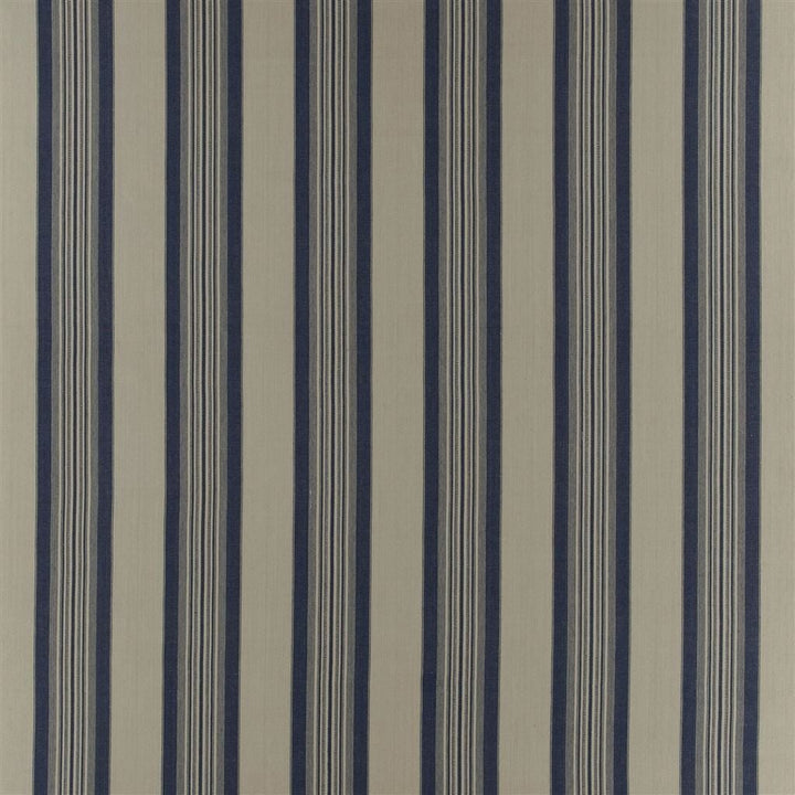 Tack House Stripe Indigo — Ralph Lauren Home tyg