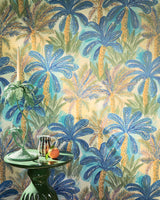 Tahiti room setting — Pierre Frey wallpaper