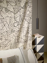 Tapa room setting — Pierre Frey fabric