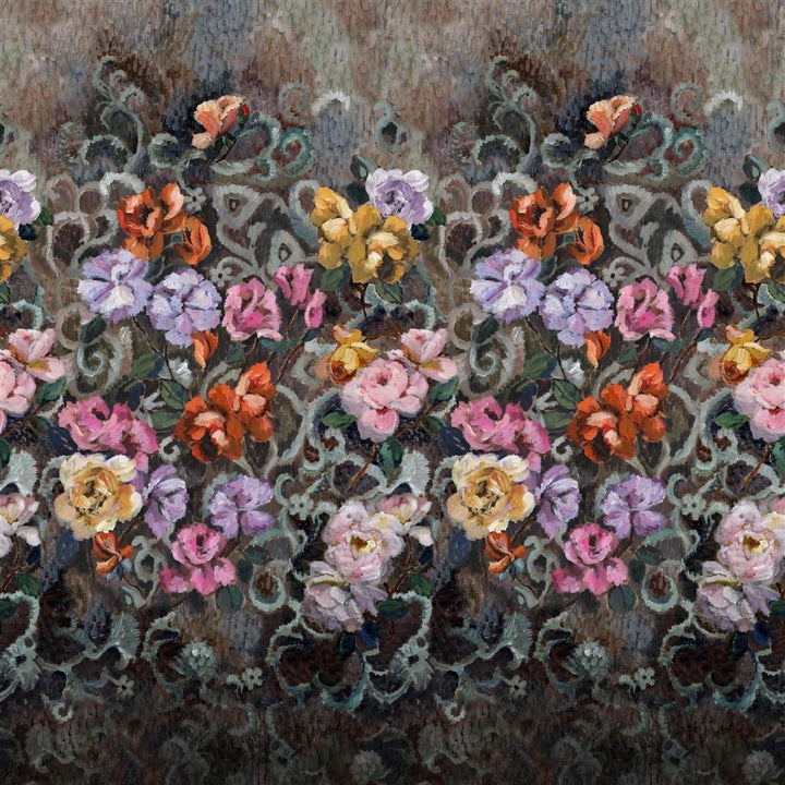 Tapestry Flower Damson — Designers Guild tapet