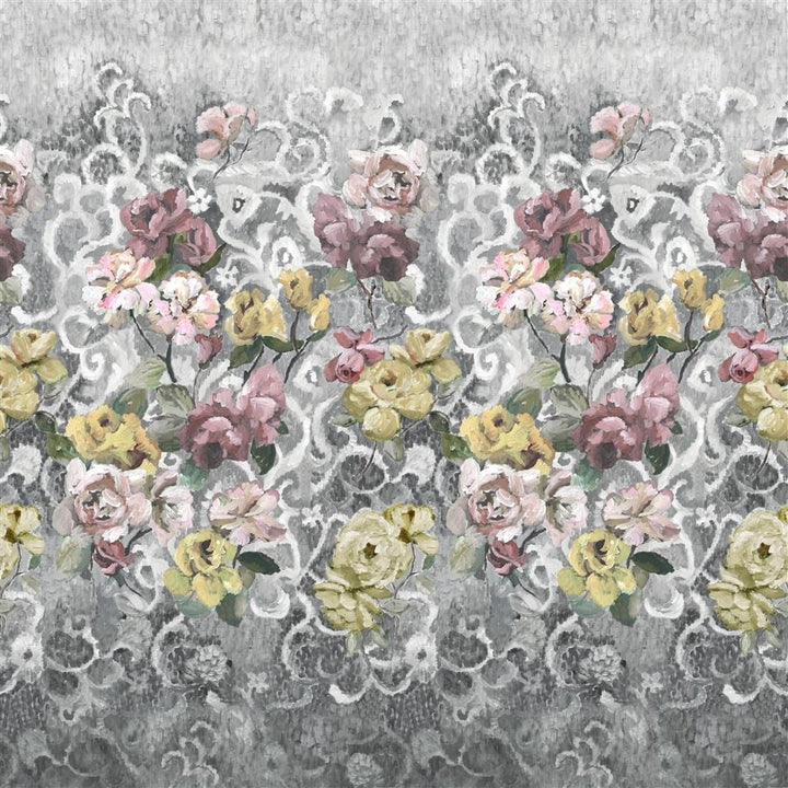 Tapestry Flower Platinum — Designers Guild tapet