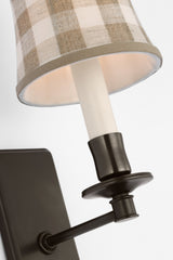 Tara Small Vägglampa — Schumacher for Visual Comfort & Co. detaljbild