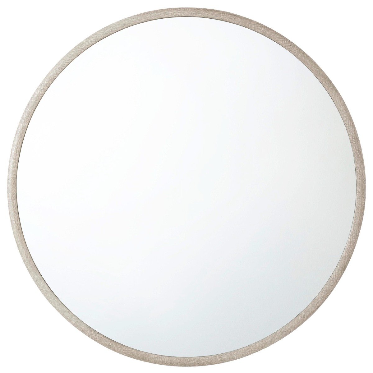 Round Wall Mirror Orbital in Overcast - theodore-alexander