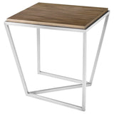 Square Side Table Crazy X in Mangrove - theodore-alexander